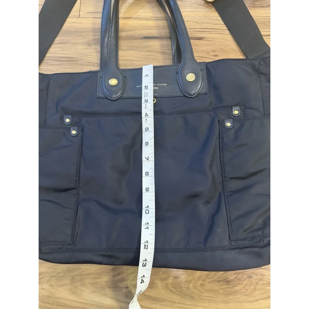 Marc By Marc Jacobs Black Nylon Diaper Bag Tote Crossbody Baby Bag Large